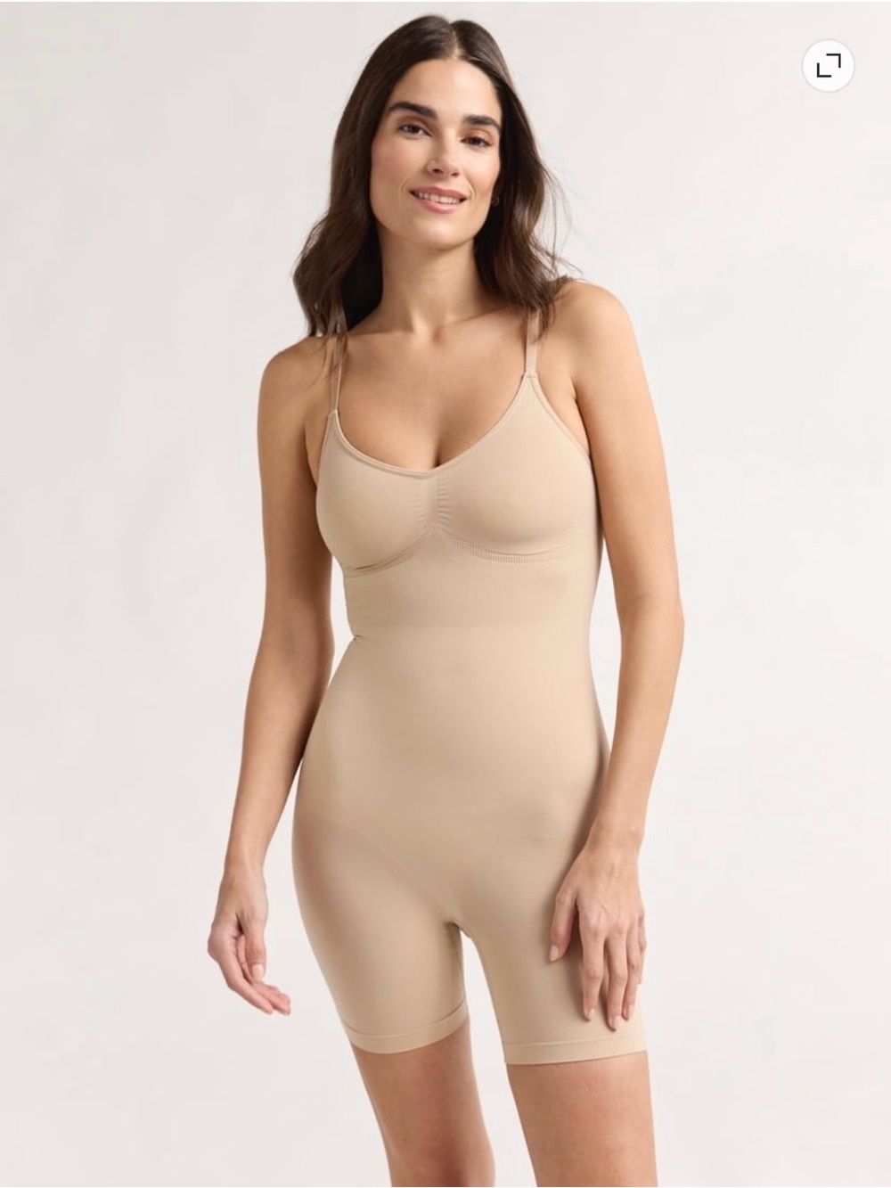 Seamless Mid-Thigh Bodysuit - Nude - Picture 10 of 10